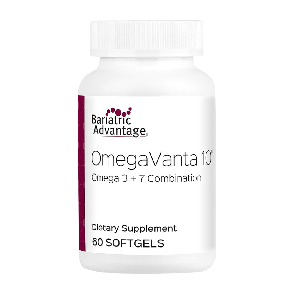 Bariatric Advantage OmegaVanta 10 bottle front for daily omega-3 support.