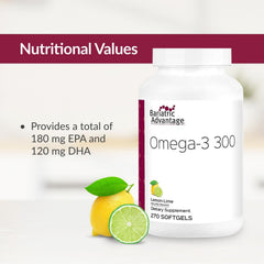 Bariatric Advantage Omega-3 300 pour—simple daily dosing.