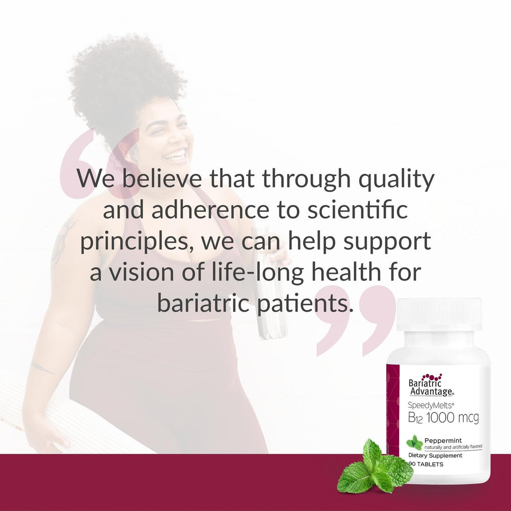 Bariatric Advantage SpeedyMelts B12 and folate: nutritional pairing.