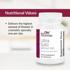 Bariatric Advantage Ultra Solo Without Iron tablet in use for daily routine