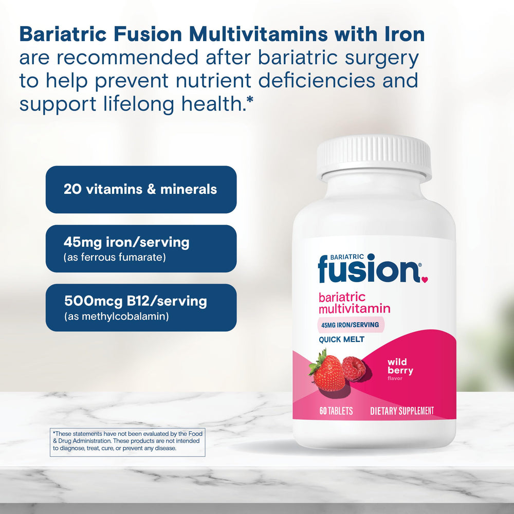 Bariatric Fusion product designed with ASMBS guidelines in mind.