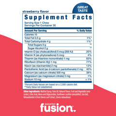 Easy-dispense container of Bariatric Fusion calcium chews for daily use