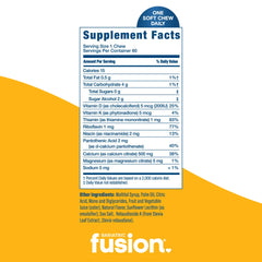 Bariatric Fusion gluten-free and kosher calcium chews for sensitive diets.