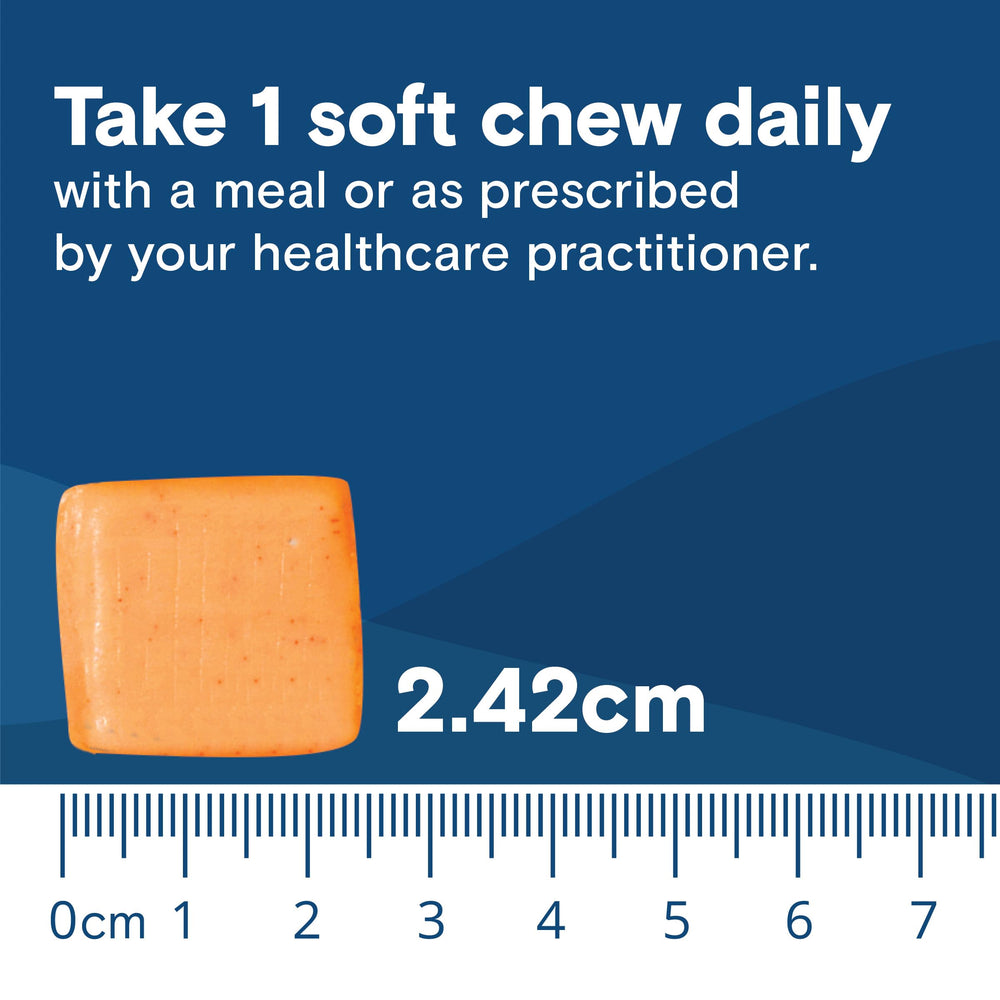 Packaging highlights gluten-free and kosher certification for Bariatric Fusion chews