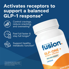 Bariatric Fusion GLP-ONE+ capsules ready to take after meals.
