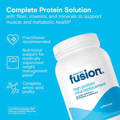 Bariatric Fusion protein powder 27g per serving ideal for post-op nutrition.