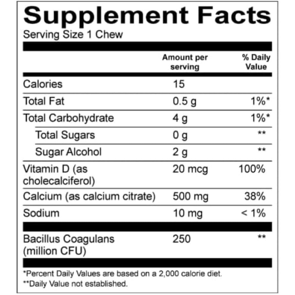 Brand BariatricPal logo highlights sugar-free post-surgery viability in soft chews.