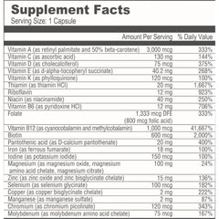 BariatricPal Multivitamin ONE store display; showcases 90-count vitamin capsule.
