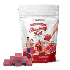 BariatricPal Sugar-Free Calcium Citrate Soft Chews Strawberry Twist bottle front for post-surgery support