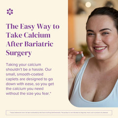 Barimelts caplets in hand showing convenient 500 mg calcium per serving