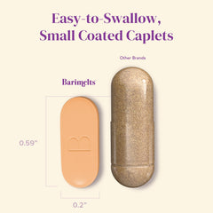 Barimelts HMB Muscle Shield smooth-coated caplets emphasizing gentle stomach comfort.