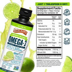 Barlean's Omega-3 Key Lime Pie added to a smoothie for a fruity boost.