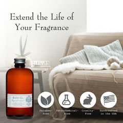 Barr Co Original Scent diffuser refill emphasizes oat notes for warm bathroom ambience