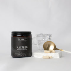 Barrett Recovery BEFORE capsules close-up, easy-to-swallow for daily prep