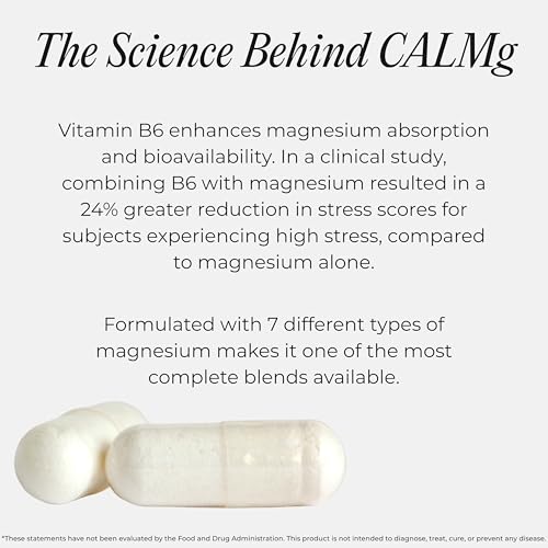 Barrett Recovery CALMg label closeup showing seven magnesium types for comprehensive support