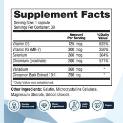 Barton Nutrition CinnaChroma capsules inside illustrate easy daily use for metabolism support.