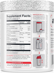 BASIC SUPPLEMENTS BCAA Powder scoop reveals convenient serving size for workouts.