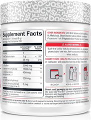Basic Supplements pre-workout scoop with precise caffeine and citrulline dosing