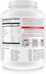 Basic Supplements scoop beside tub for easy post-workout shake.
