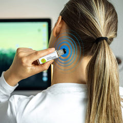 Three-pack Migrastil Migraine Stick on display for value.