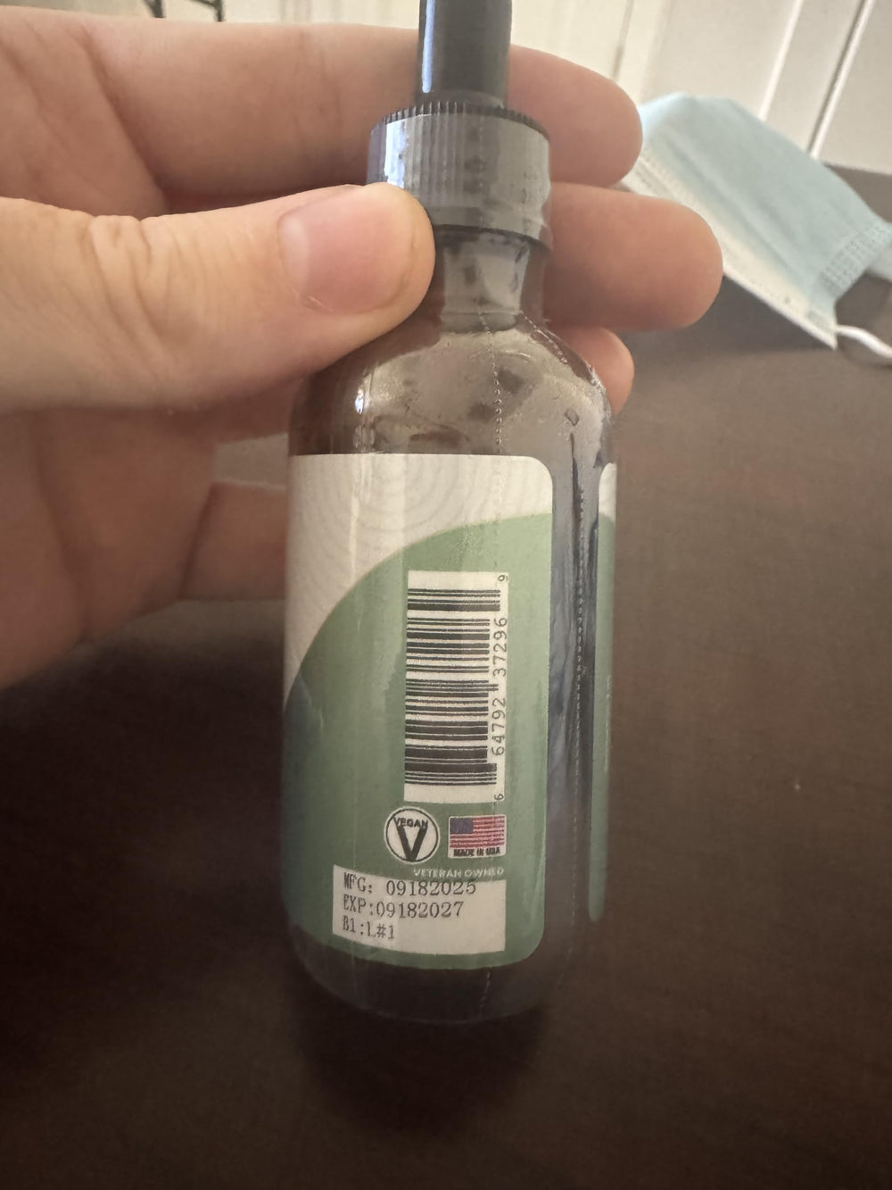 Basidia Farms LINC packaging box showcasing branding and product details.