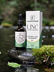 Basidia Farms LINC zinc picolinate detail suggestive of immune support.