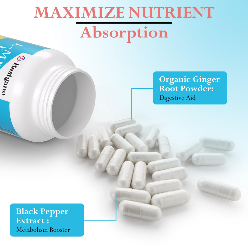 Basigano pepper extract (piperine) enhances nutrient absorption.
