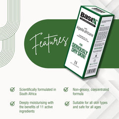 Basix Skin Defence Cream packaging highlighting natural ingredients and twin-pack value.
