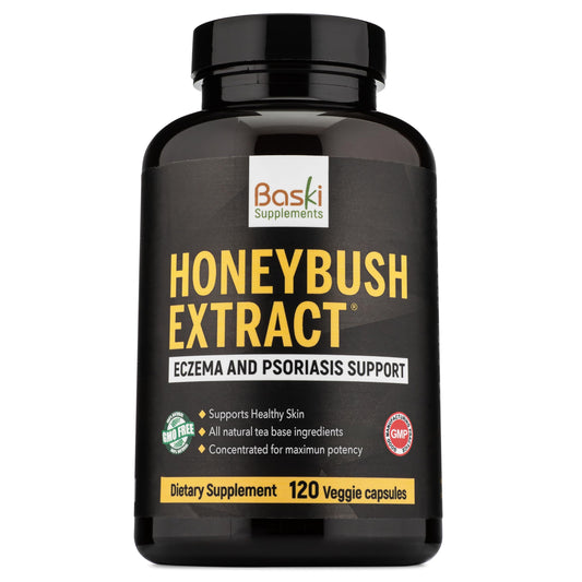 BASKI Honeybush Extract bottle for skin support and hydration