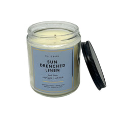 Bath and Body Works Sun Drenched Linen two-pack on shelf ready.