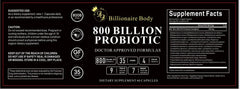BB Billionaire Body Probiotics on the shelf promoting immunity and energy.