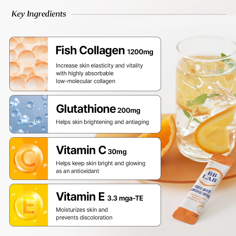 Portable BB LAB orange-flavored stick ideal for travel