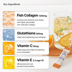 Portable BB LAB orange-flavored stick ideal for travel