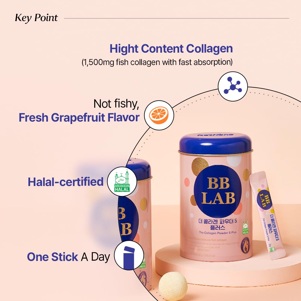 BB LAB Collagen Powder S Plus single-stick format for on-the-go daily use