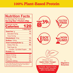 BBfL Apple cider vinegar and prebiotics in the shake for digestive balance