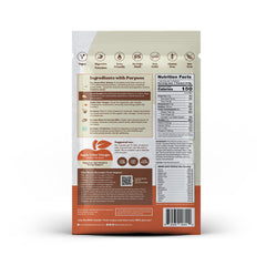 BBfL shake shows gluten-free, non-GMO ingredients for everyday use.