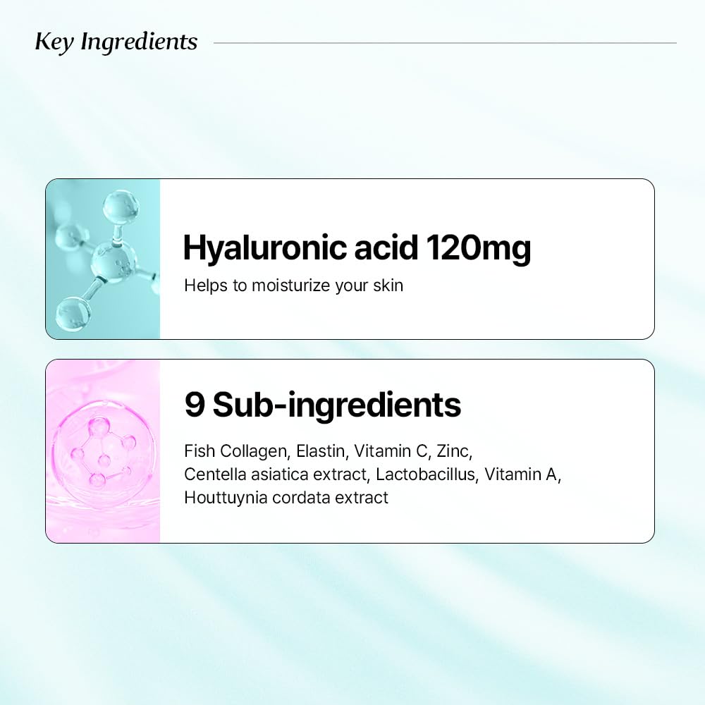 BB LAB packaging emphasizes Korean hyaluronic acid for moisture retention.