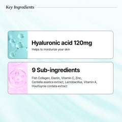 BB LAB packaging emphasizes Korean hyaluronic acid for moisture retention.