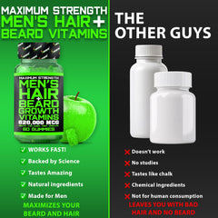 BBS Best Beard Stuff ingredients label shot emphasizes collagen, MSM and bamboo extract for growth support.