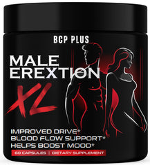 BCP PLUS MalePlus Performance bottle front view highlighting fast blood flow