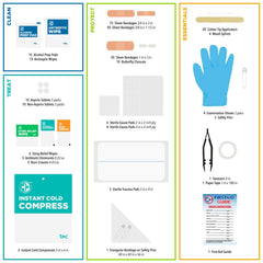 Be Smart Get Prepared glow-label on the can for quick visibility.