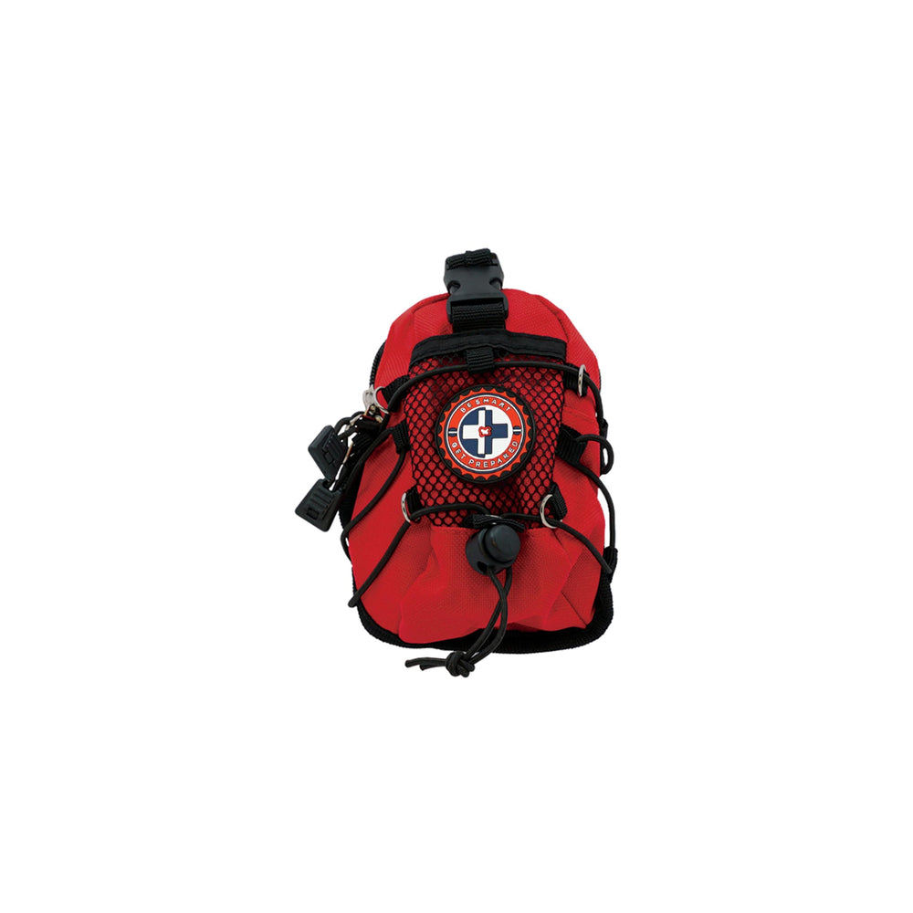 Be Smart Get Prepared safety tools and essentials organized for easy reach.