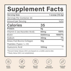 Beam Grass-fed source label and farm imagery highlighting natural sourcing
