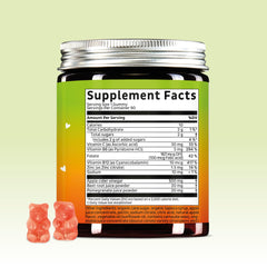 Bears with Benefits apple cider vinegar gummy jar on shelf representing convenient daily habit.