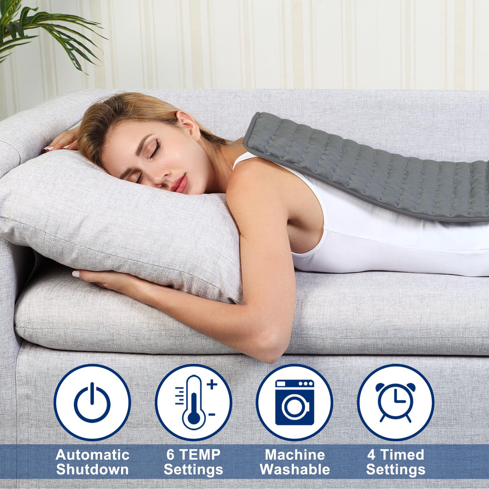 BEAUTIKEN heating pad with auto shut-off for safe use.