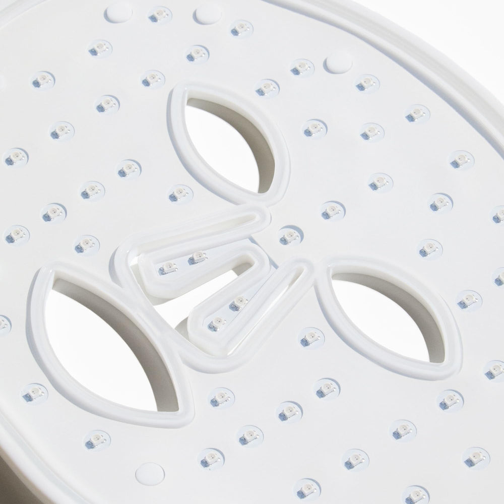 Beauty Pie C-Wave mask removable goggles protect eyes during treatment.