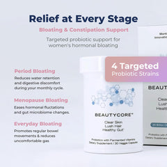 Beautycore supplement capsule closeup — acid-resistant capsule for better delivery.