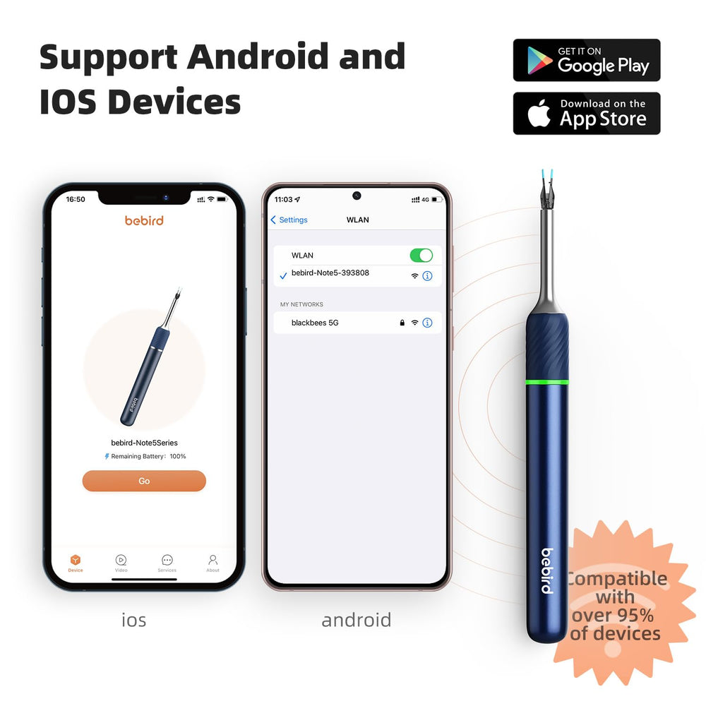 Bebird Pro Note5 1-year warranty and 24/7 support offers peace of mind