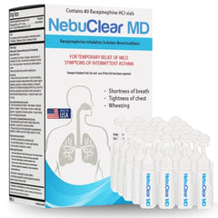 BeC Nebulizer NebuClear MD front view for OTC inhalation therapy