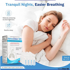 BeC Nebulizer unit-dose vials pack for clean, portable use